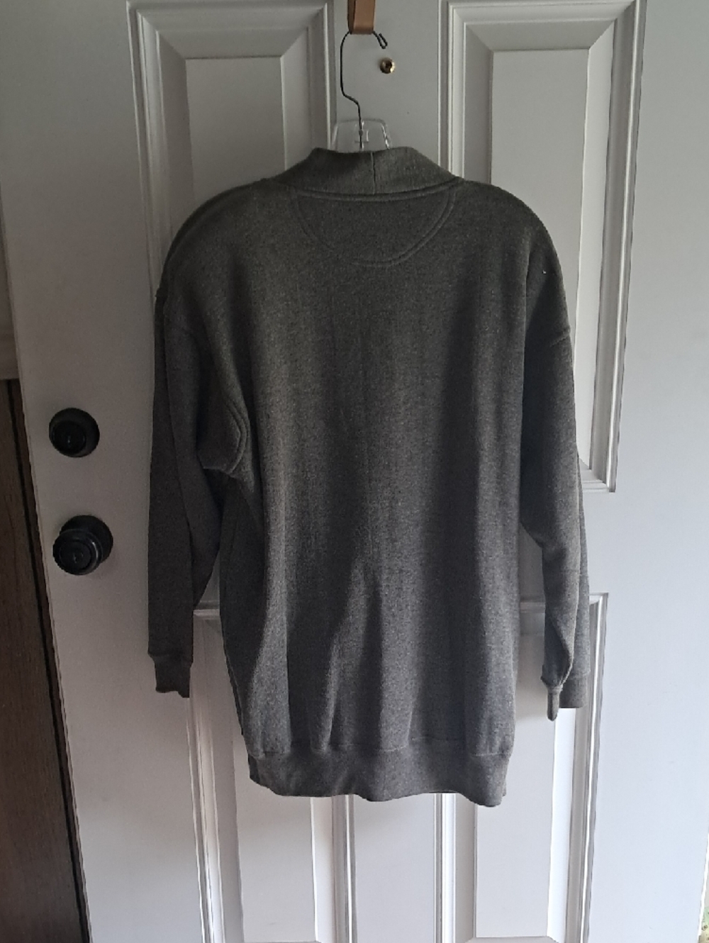 Basic Editions Gray Button Front Jacket - Picture 2 of 4